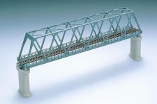 Tomytec X030300 - 1:150 - Fachwerk-Brücke, eingleisig - blau